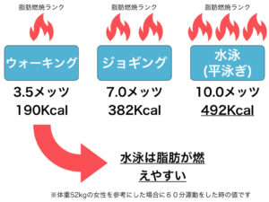 水泳の消費カロリー