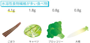 水溶性食物繊維が多い食べ物